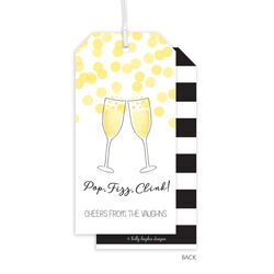 Champagne Toast Large Hanging Gift Tags
